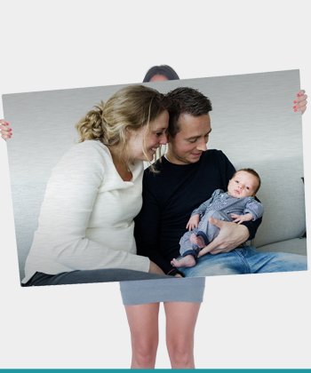 Foto op aluminium 90x60