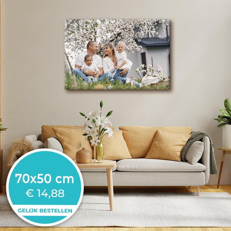 Foto auf Leinwand 100x80cm