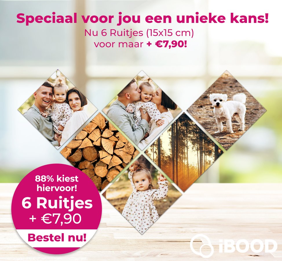 Foto op Ruit 15x15