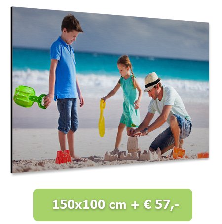 Foto op aluminium 60x40