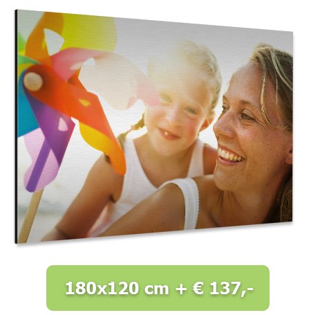 Foto op aluminium 70x50