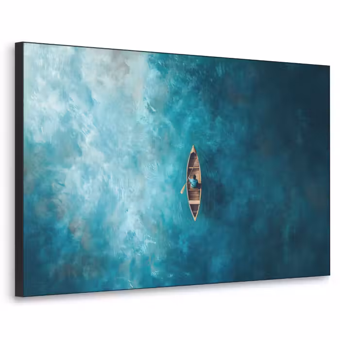 Art Frame - Bootje - Water - Blauw