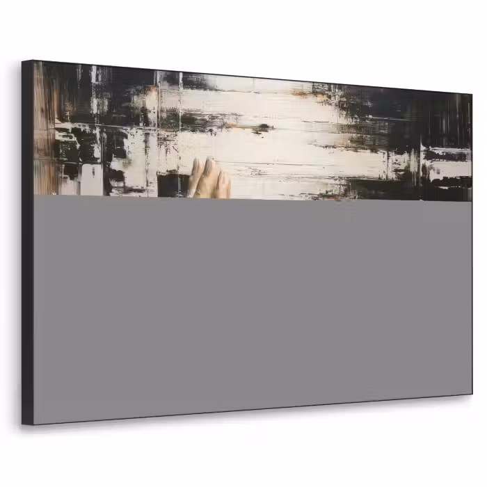 Art Frame - Hand - Gezicht - Strepen - Abstract