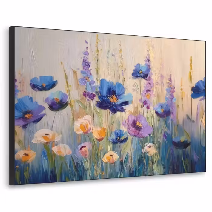 Art Frame - Zomers - Wilde bloemen - Penseelstreken