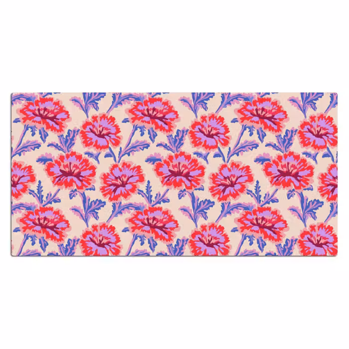 Bureau onderlegger - Bloemen - Patroon - Meerkleurig