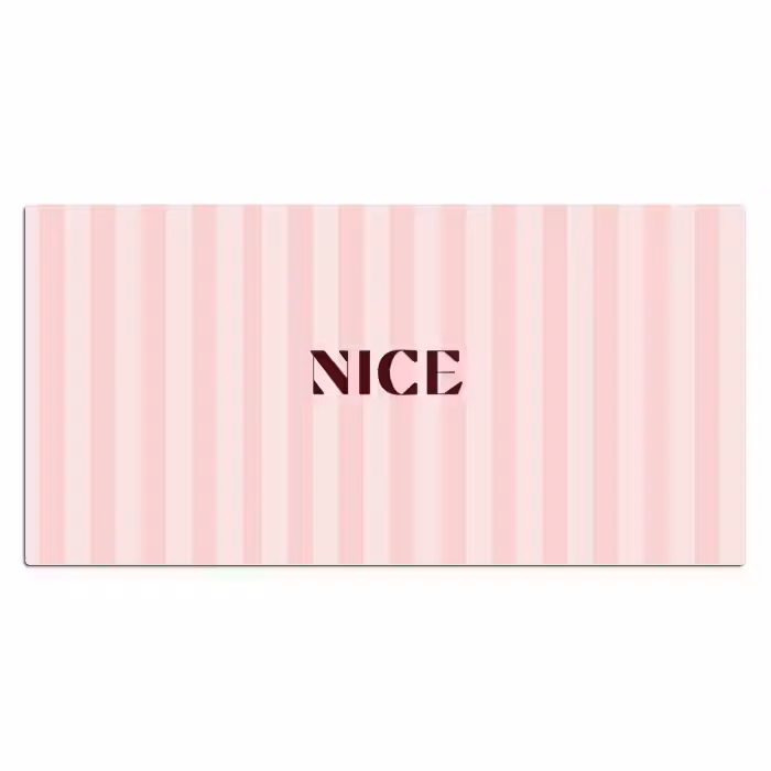 Bureau onderlegger - Nice - Strepen - Roze
