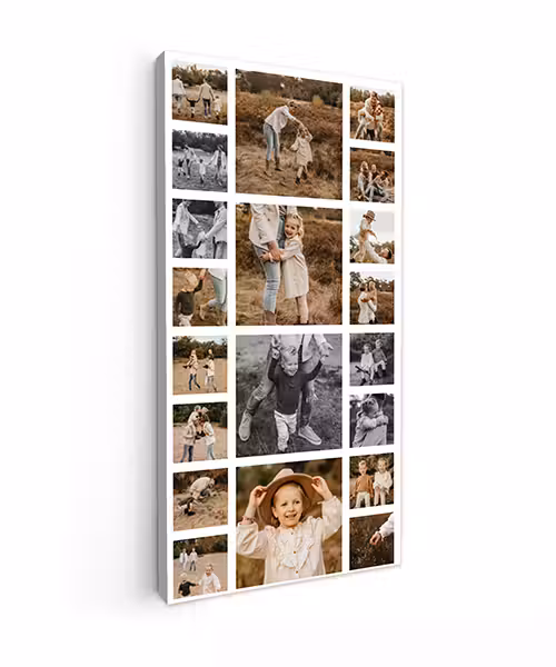 Canvas collage - Staand - 20 foto's