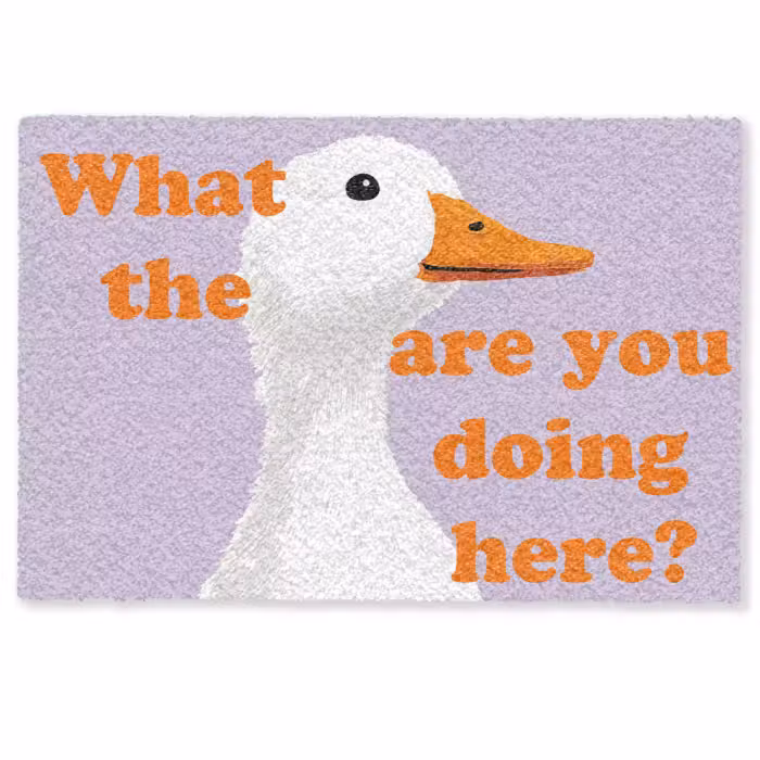 Deurmat - Duck - Animal - Quote