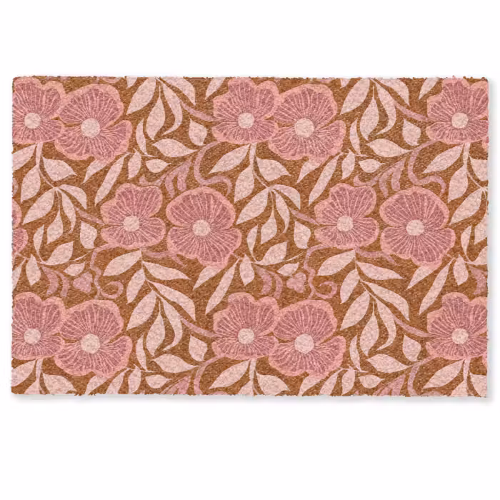 Deurmat - Sfeer - Bloemen - Roze