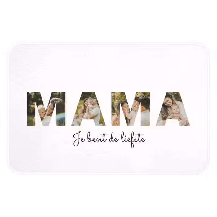 Badmat - Mama - Lettercollage