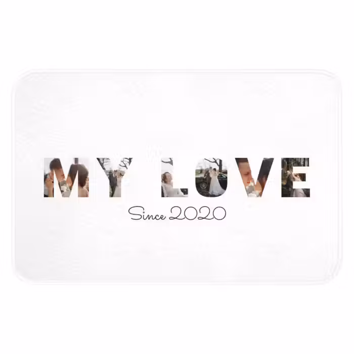 Badmat - My Love - Lettercollage