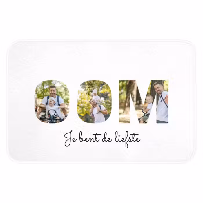 Badmat - Oom - Lettercollage