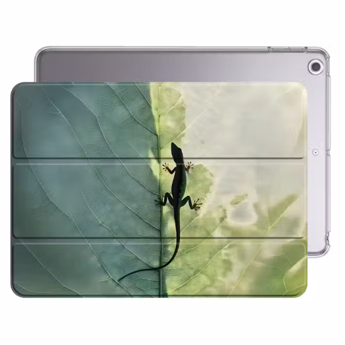 iPad hoes - Hagedis - Blad - Nerven - Groen