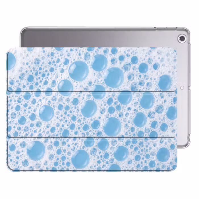 iPad hoes - Schuim - Bubbels - Blauw