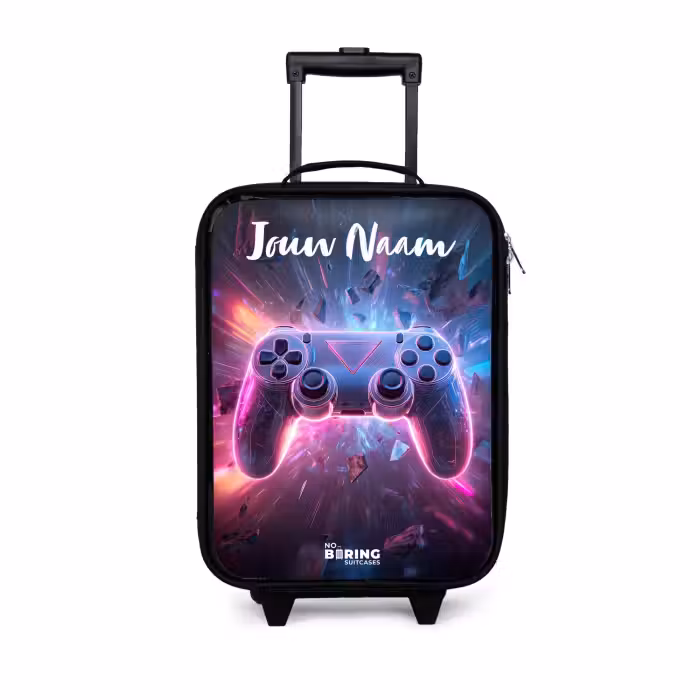 Kinderkoffers met naam - Controller - Neon - Game