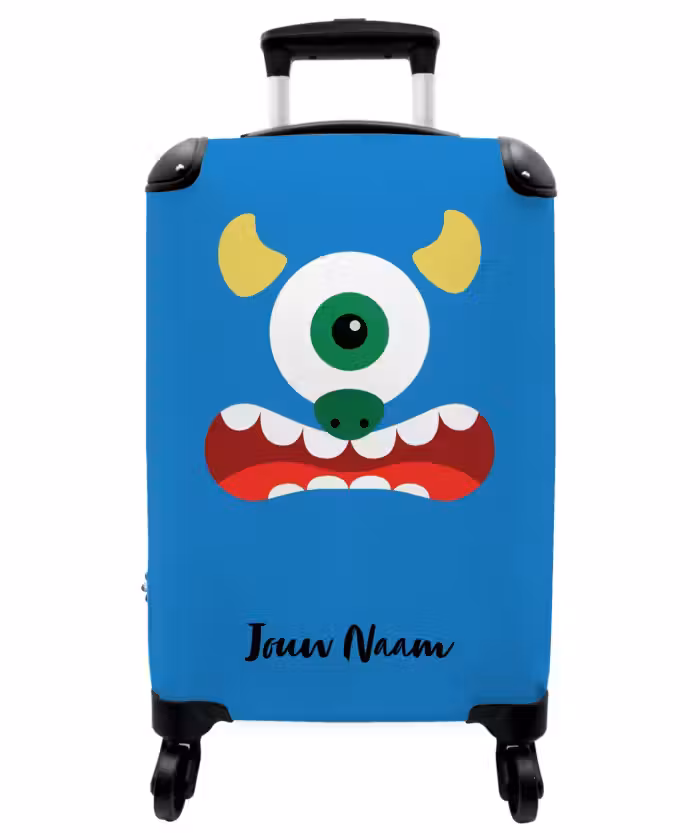 Koffer met naam - Mustafa monster