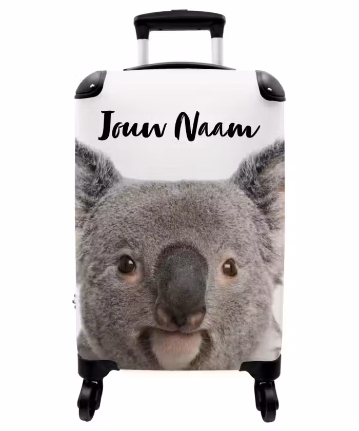Koffer met naam - Schattige Koala Beer