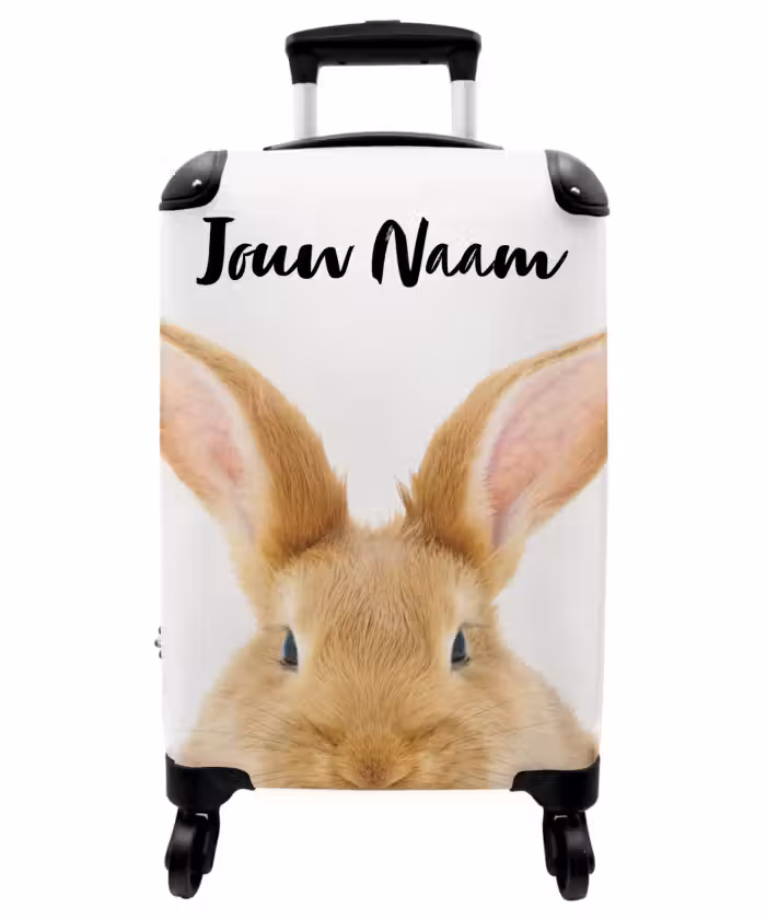 Koffer met naam - Snuffels met Tevreden Hoofd