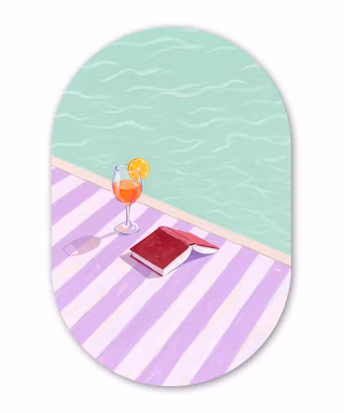 Muurovaal aluminium - Cocktail - Zwembad - Zomer