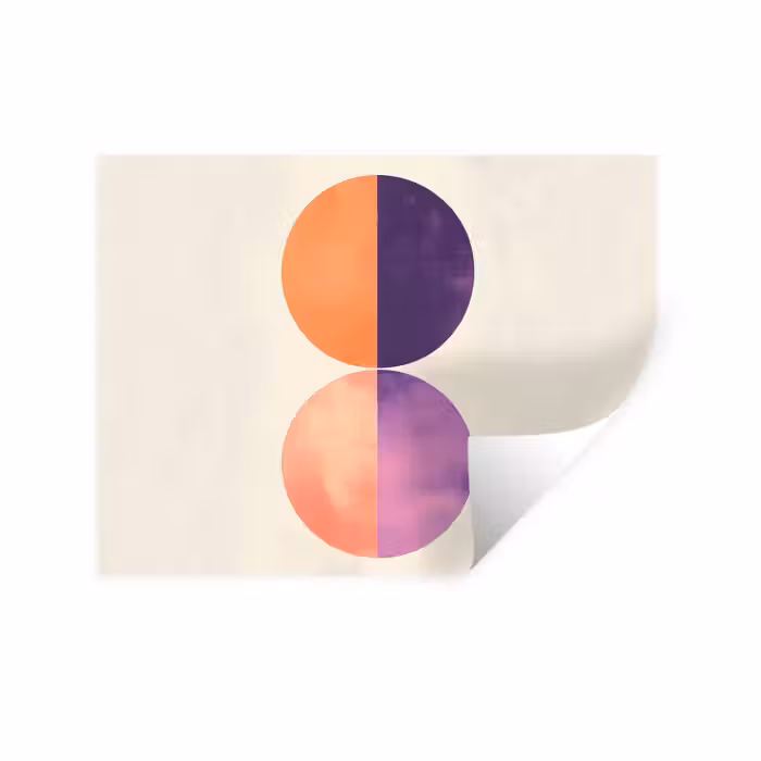 Muursticker - Abstract - Cirkels - Paars