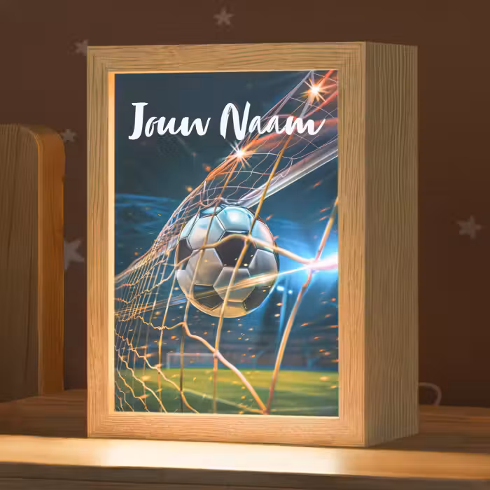 Nachtlampje met naam - Voetbal - Goal - Sport - Jongens