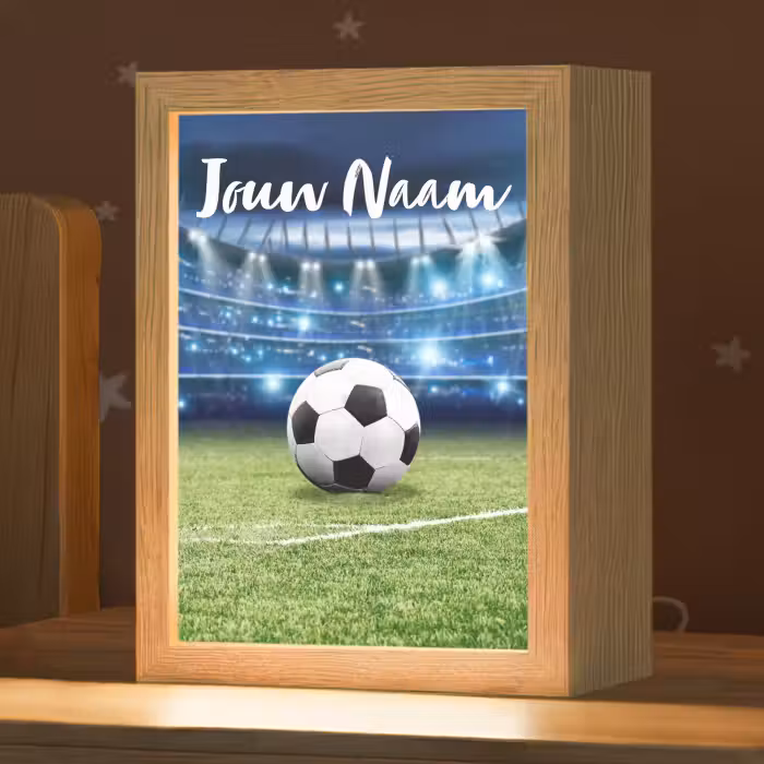 Nachtlampje met naam - Voetbal - Stadion - Bal - Jongens