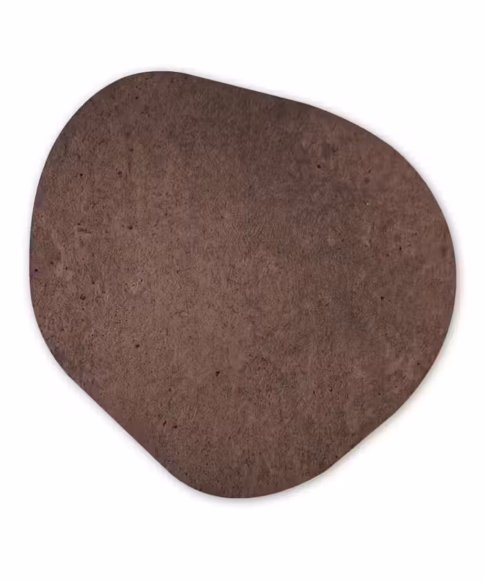 Organische vorm aluminium - Textuur - Beton - Abstract - Donker - Bruin