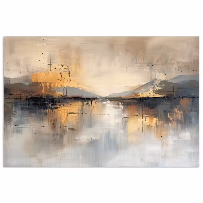 Poster - Abstract - Modern - Beige - Aesthetic - Goud