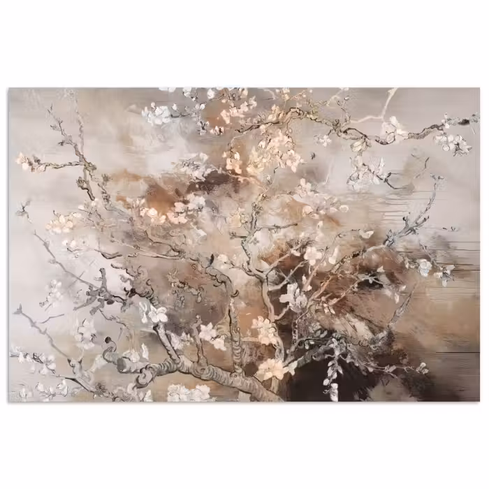 Poster - Amandelbloesem - Kunst - Van Gogh - Beige - Abstract