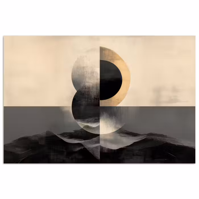 Poster - Cirkels - Schaduw - Abstract