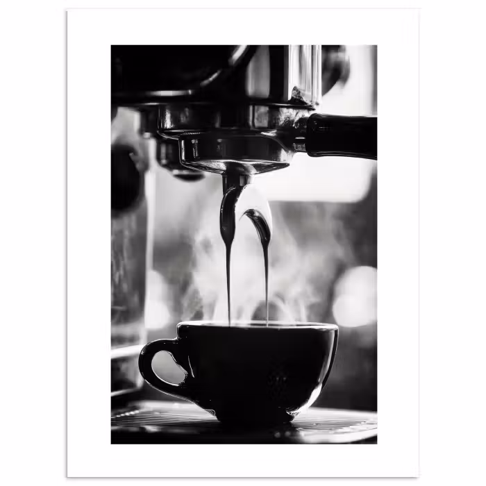 Poster - Coffee - Espresso - Koffiemachine - Kop