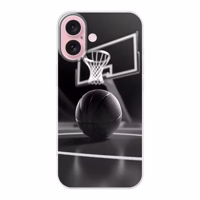 Telefoonhoesje - Basketbal - Basketbalveld - Lichtlijnen