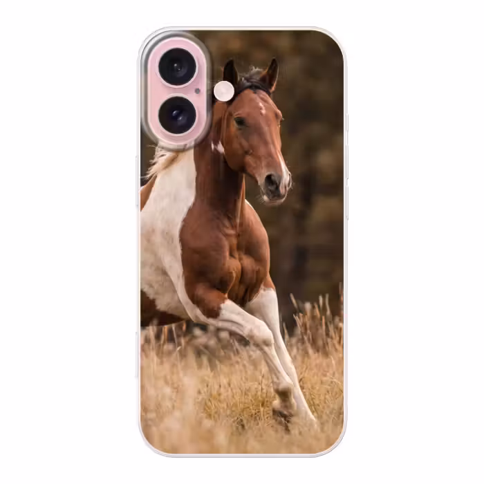 Telefoonhoesje - Paard - Bruin - Gras