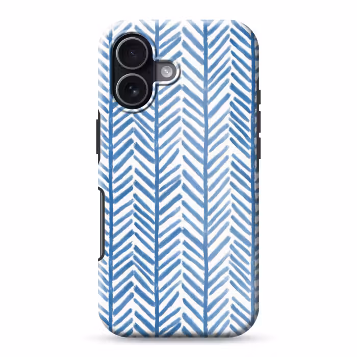 Telefoonhoesje Toughcase - Patroon - Streep - Blauw