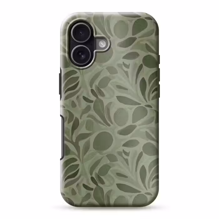Telefoonhoesje Toughcase - Sereen - Bladeren - Groen