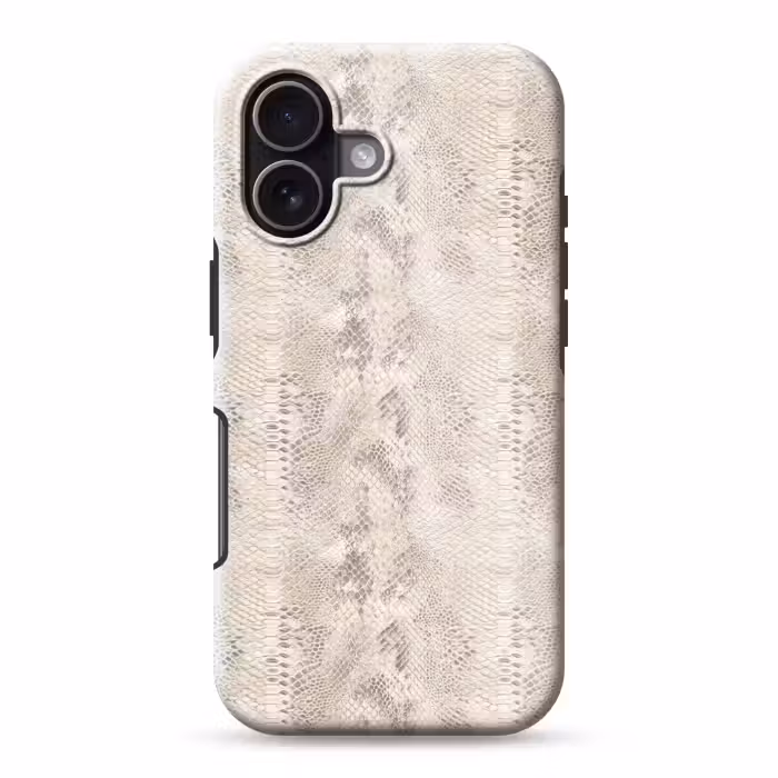 Telefoonhoesje Toughcase - Slang - Patroon - Beige