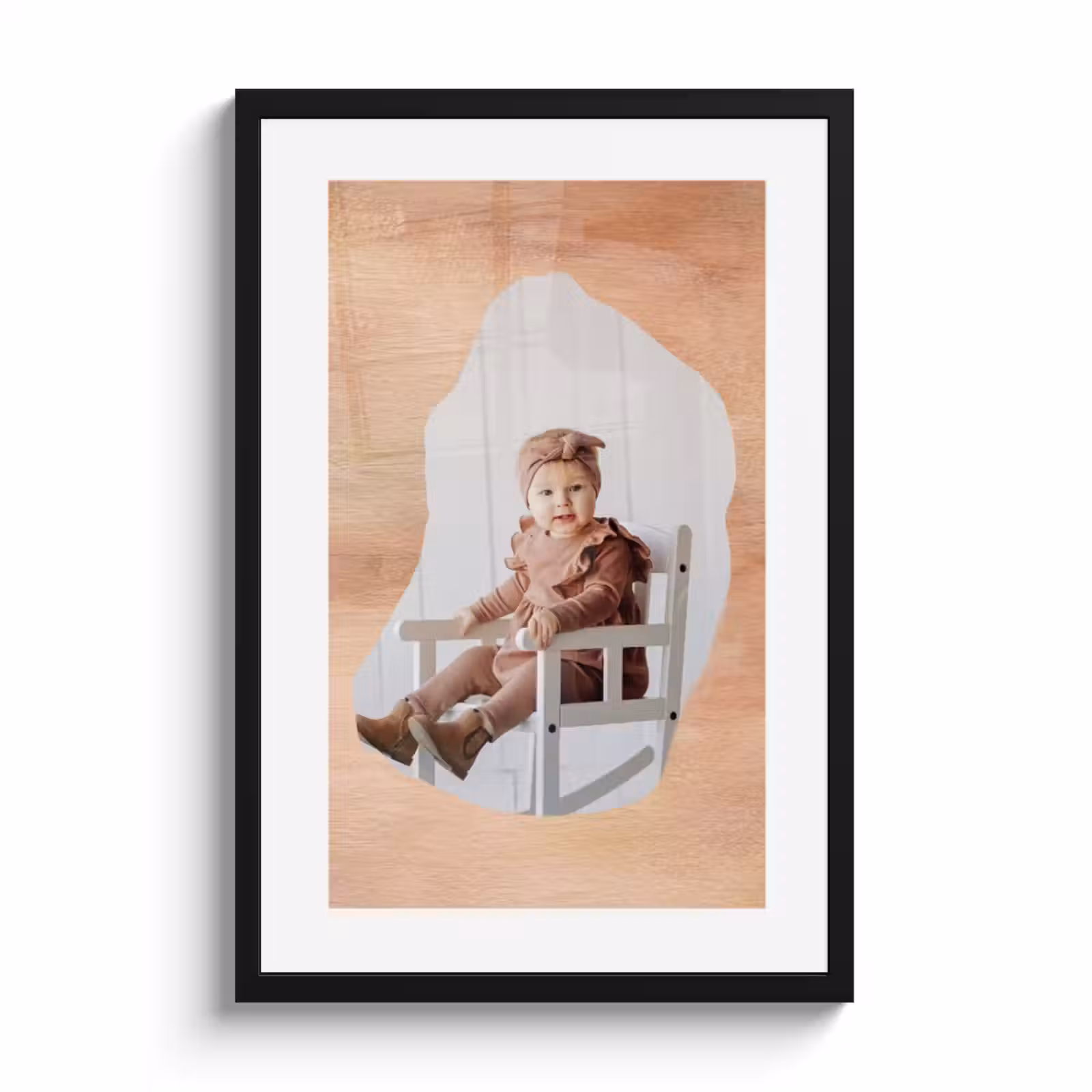 Poster met lijst - Abstracte vorm — 1