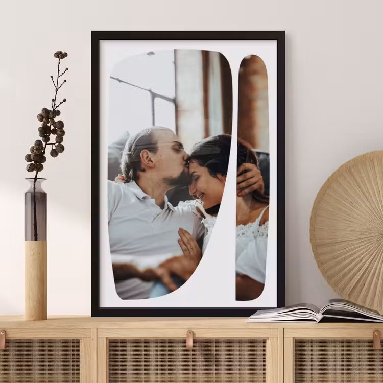 Poster met lijst - Abstracte vormen — 4