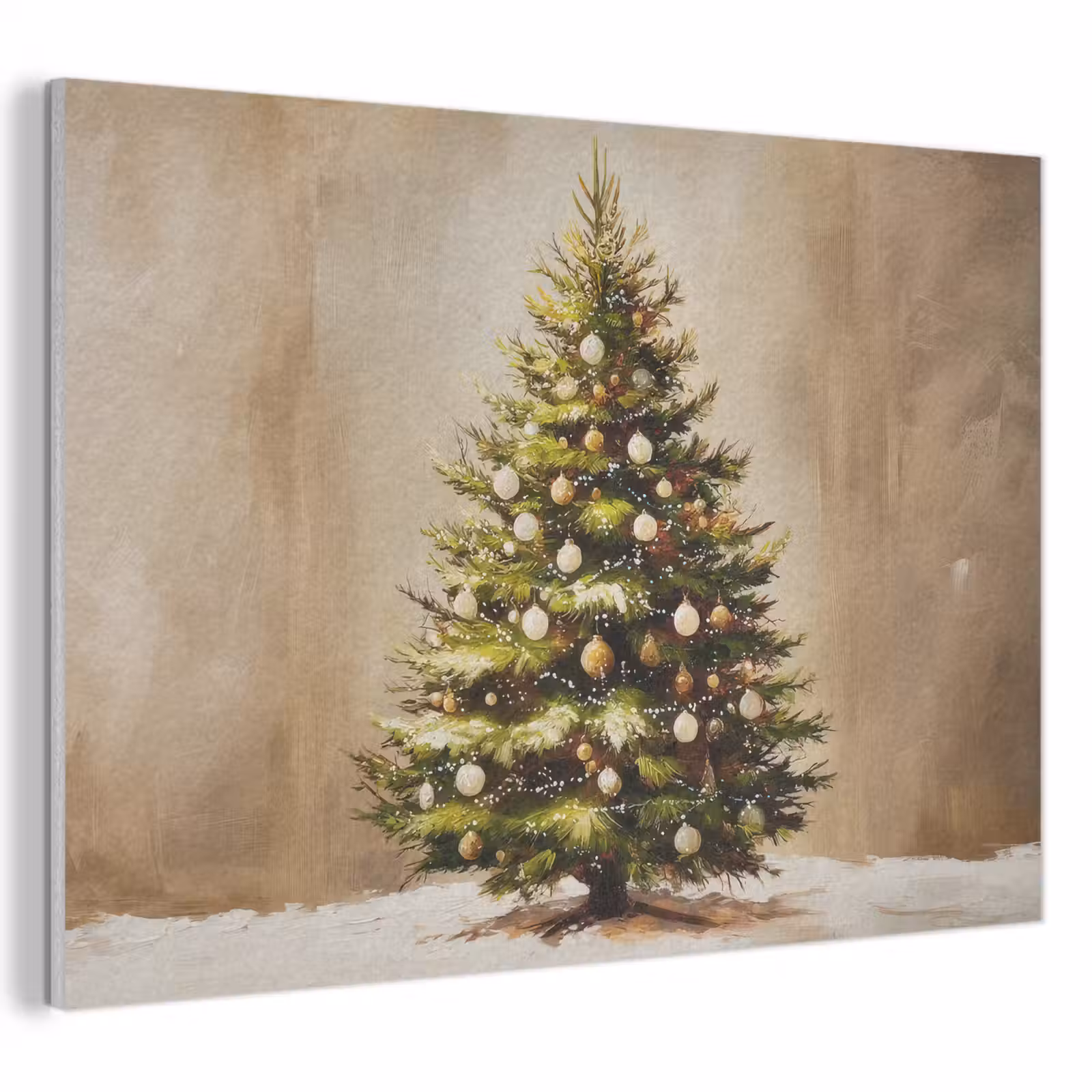 Akoestisch schilderij - Kerst - Sfeer - Groen — 1