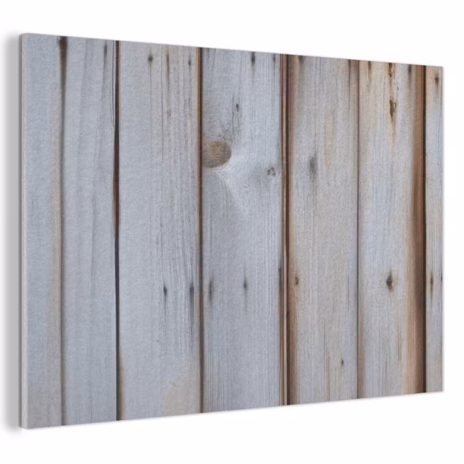 Akoestisch schilderij - Hout - Planken - Verweerd — 1