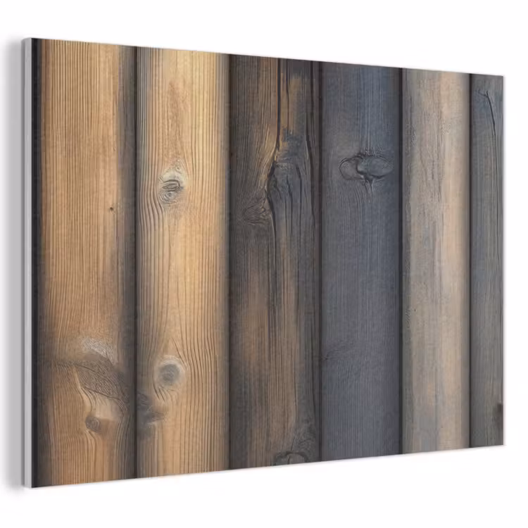 Akoestisch schilderij - Hout - Planken - Gemengd — 1