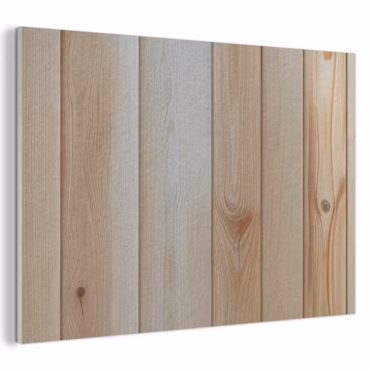 Akoestisch schilderij - Hout - Planken - Licht — 1