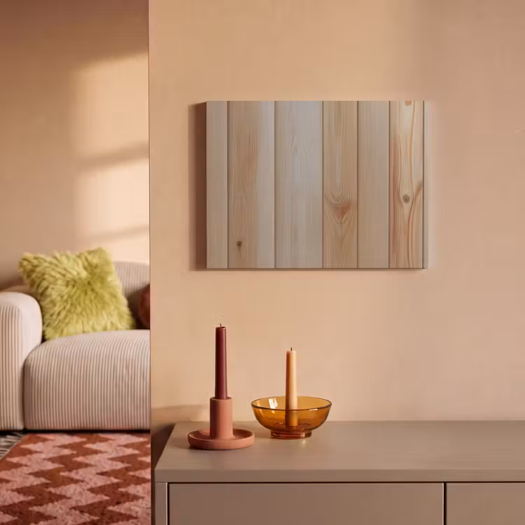 Akoestisch schilderij - Hout - Planken - Licht — 2