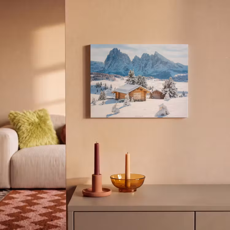 Akoestisch schilderij - Landschap - Winter - Sneeuw — 2