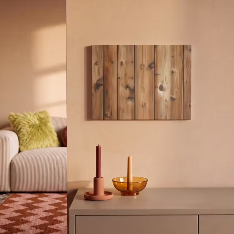Akoestisch schilderij - Hout - Planken - Bruin — 2