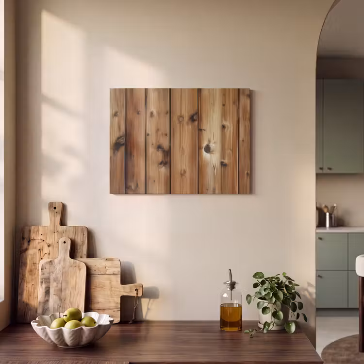 Akoestisch schilderij - Hout - Planken - Bruin — 3