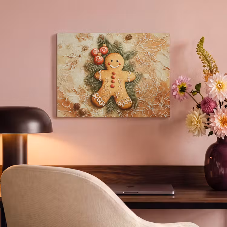 Akoestisch schilderij - Kerstmis - Koekje - Poppetje - Speculaas — 4