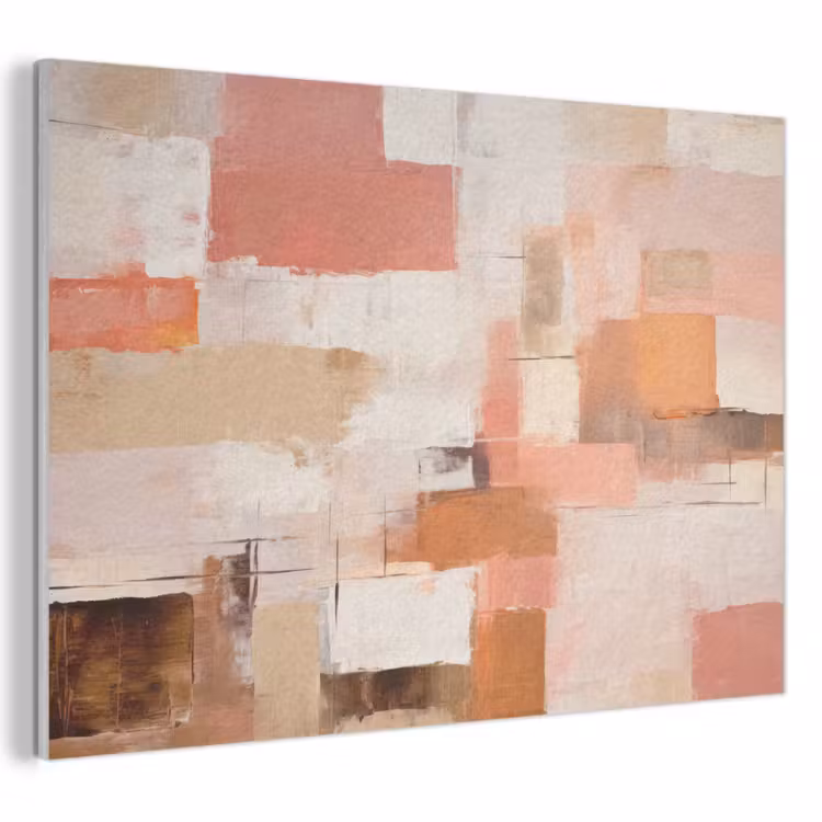 Akoestisch schilderij - Kunst - Roze - Abstract — 1