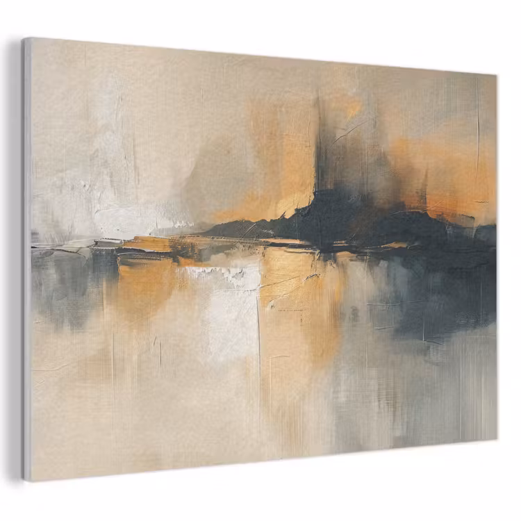 Akoestisch schilderij - Moderne kunst - Abstract - Zwart — 1
