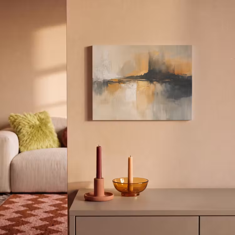 Akoestisch schilderij - Moderne kunst - Abstract - Zwart — 2